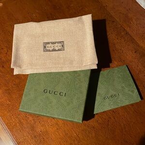 Gucci Key Pouch Box & Dust Bag